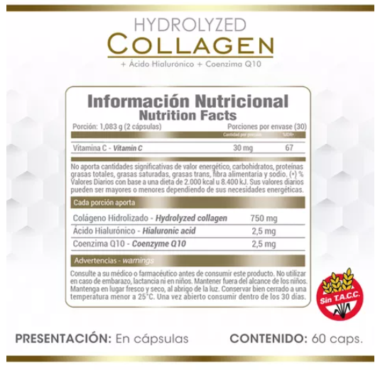 Collagen Hydrollyzed 60 caps Age-Biologique